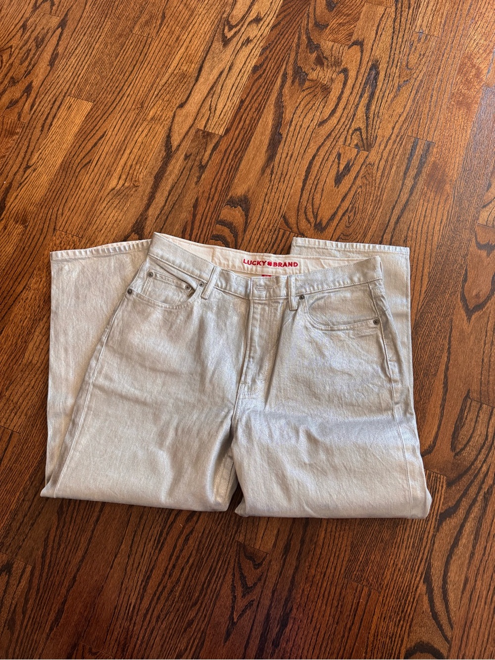 Lucky Brand 90s Loose High Rise Crop 12